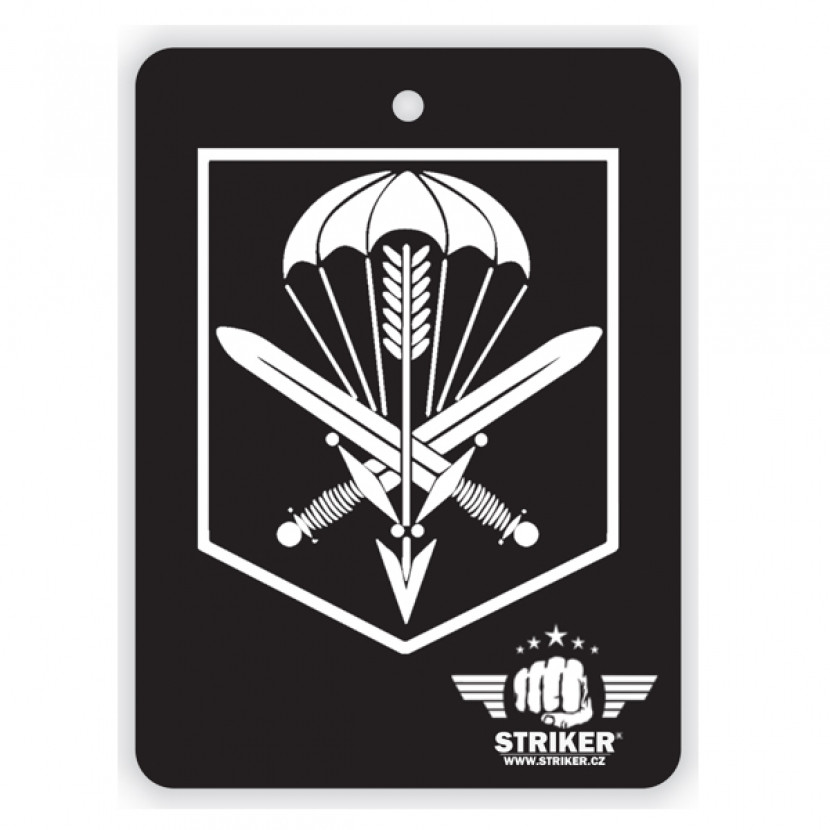 Vůně do auta Striker 601. skupina speciálních sil Prostějov - černá