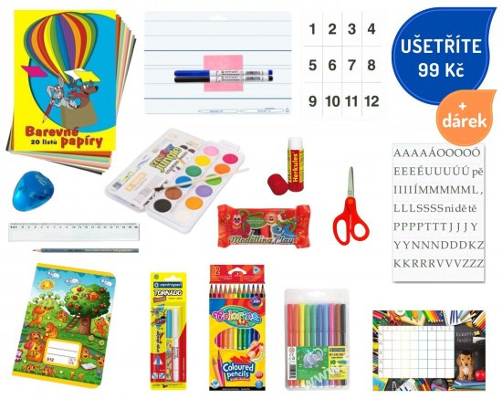 PAVLIK CZ s.r.o. Balíček školních potřeb pro 1. třídu - MIDI
