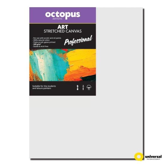 Octopus Malířské plátno OCTOPUS Professional - 30 x 45 cm - 350 g/m2