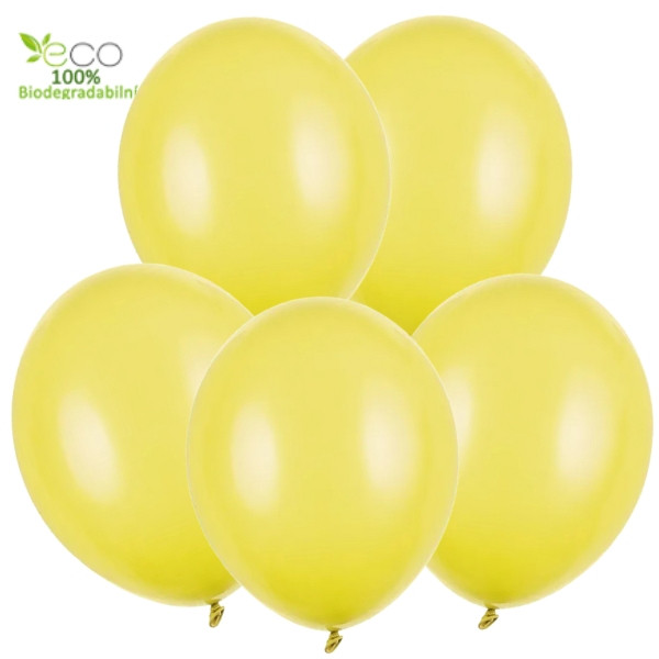 Balonky medove žluté 5 ks 30 cm