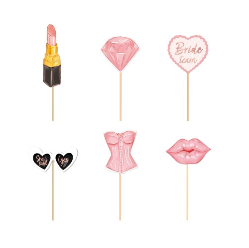 Dekorace na muffiny Rozlučka se svobodou, 6 ks