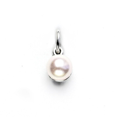 Stříbrný přívěsek, Swarovski perla rosaline, P 1183