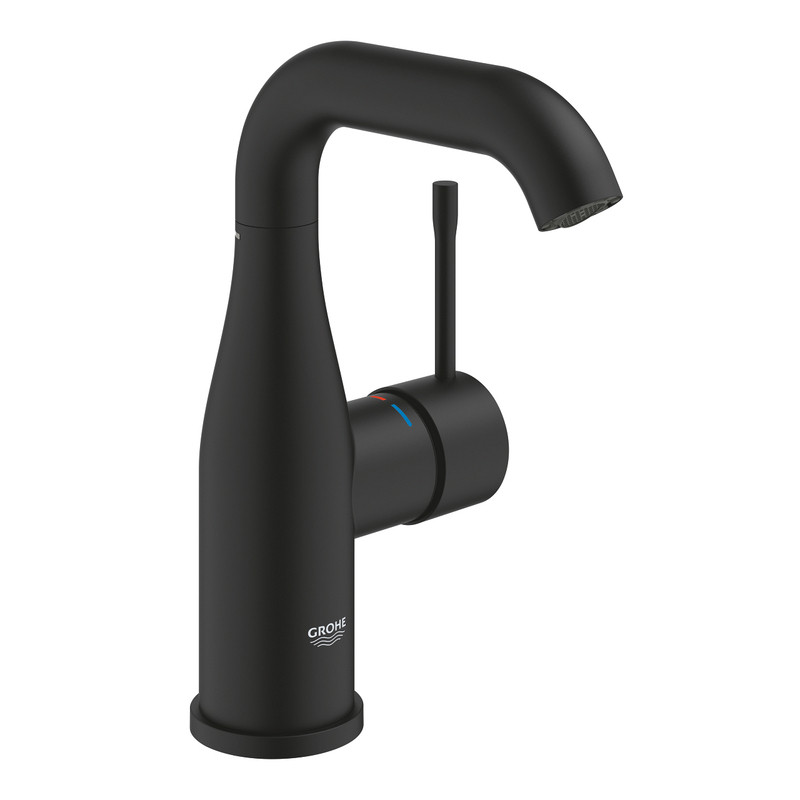 Baterie umyvadlová stojánková Grohe Essence velikost M phantom black 24176KF1
