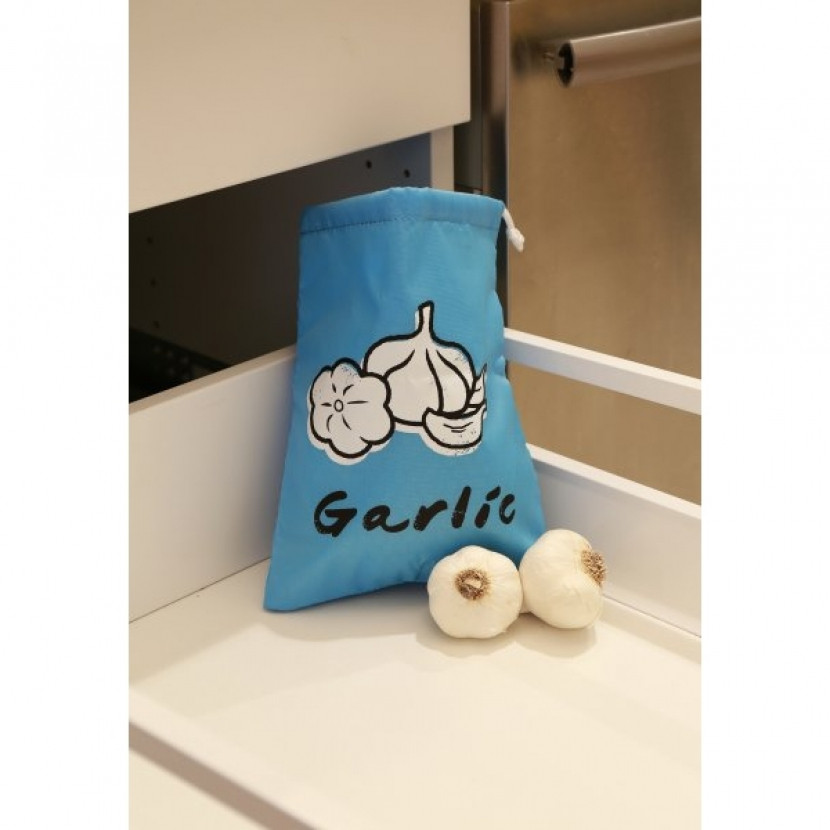 Pytlíček na česnek Kikkerland - modrý