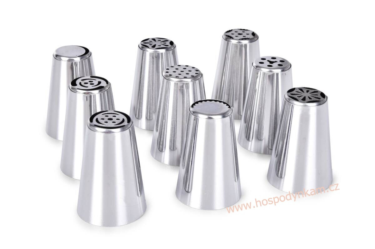 Sada maxi špiček na zdobení, 9ks - ruské