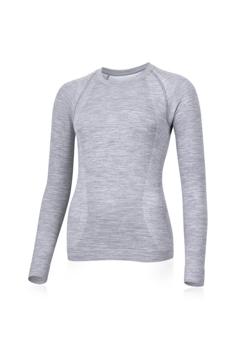 Lasting dámské merino triko WARA 8484 šedé Velikost: L/XL