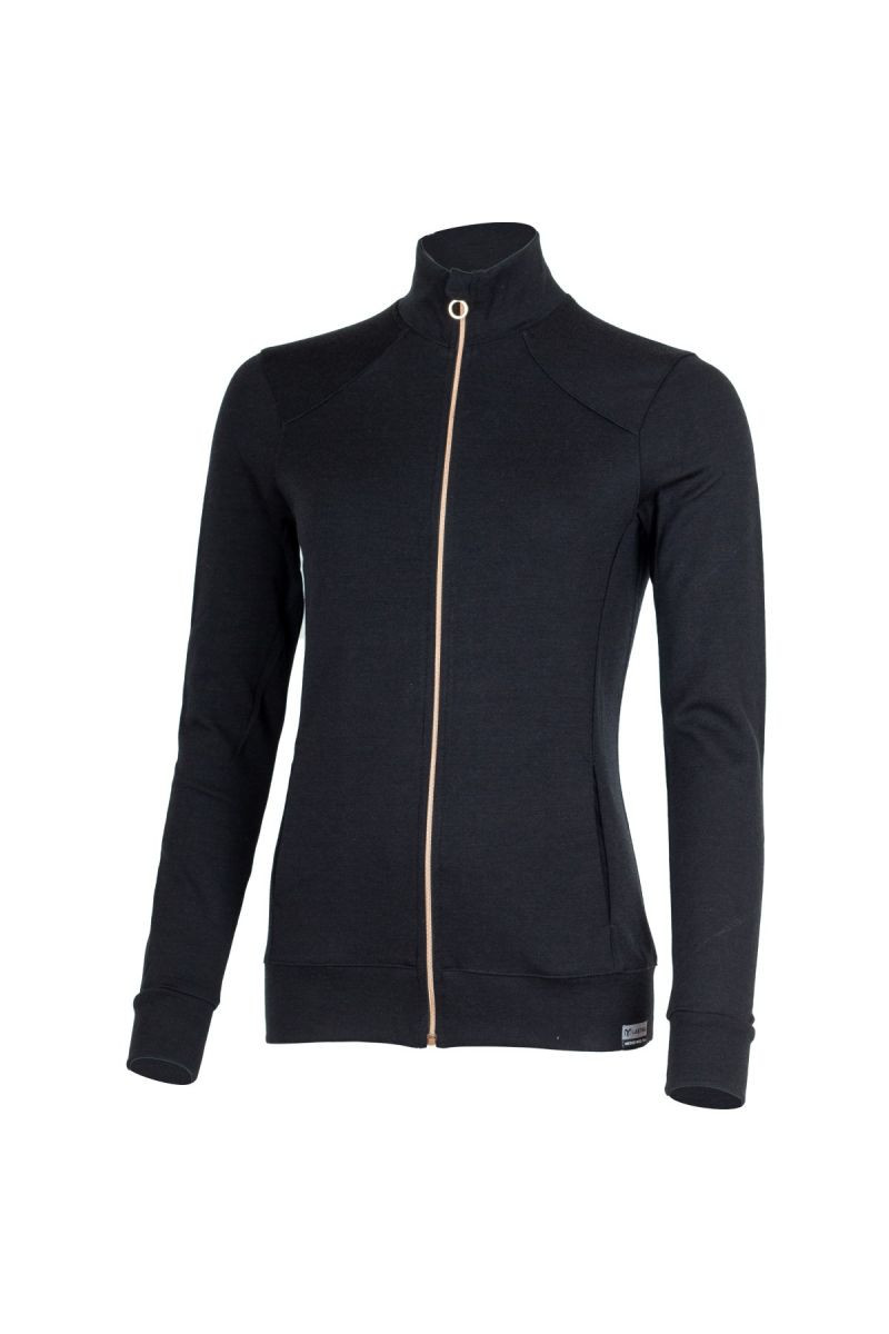 Lasting dámská merino mikina SARMINA C909 černá Velikost: S