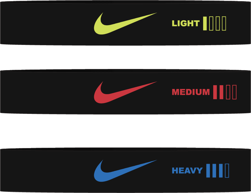 Čelenka Nike  RESISTANCE BANDS MINI 3 PK