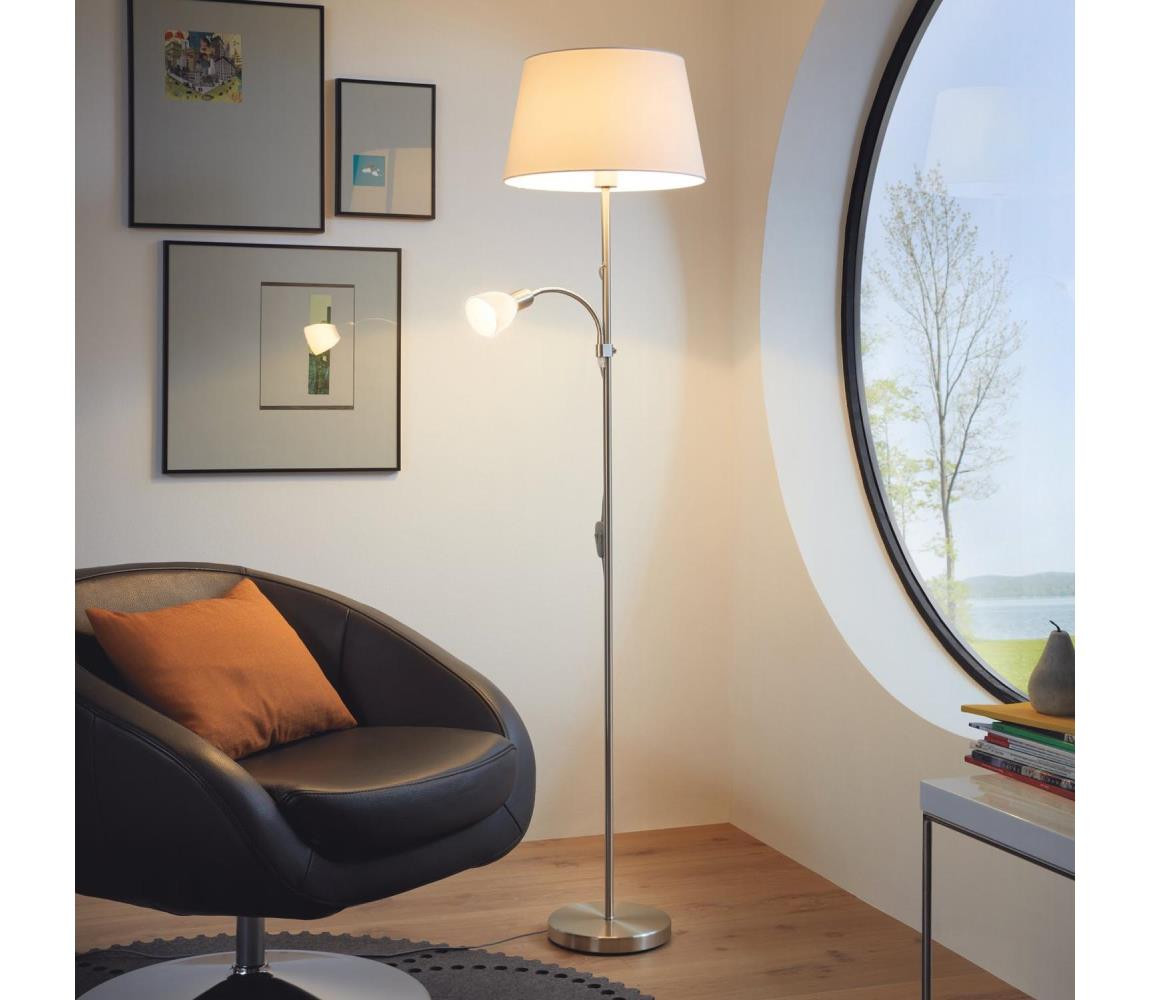 Eglo Eglo 95686 - Stojací lampa CONESA 1xE27/60W + 1xE14/40W