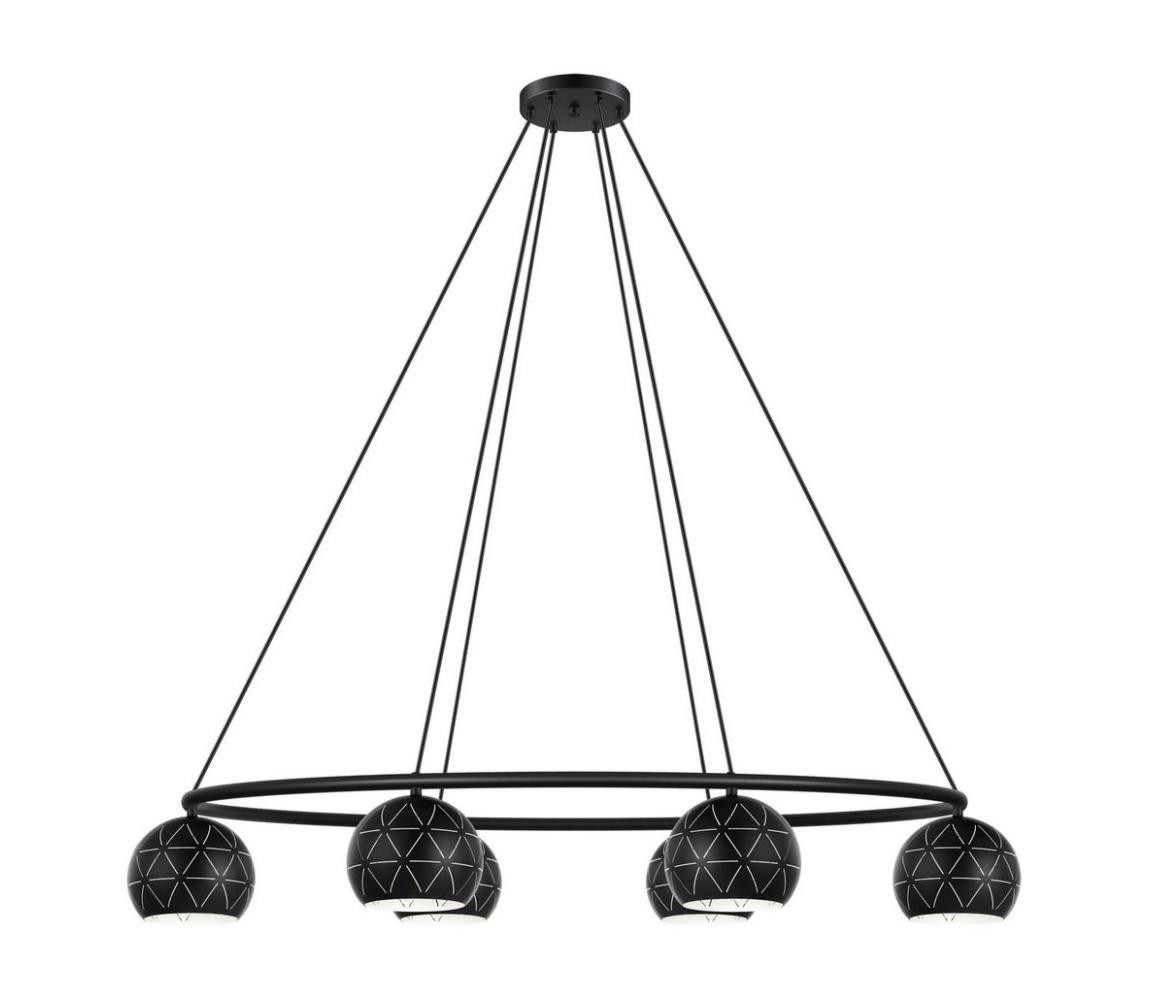 Eglo Eglo 98456 - Lustr na lanku CANTALLOPS 6xE14/40W/230V
