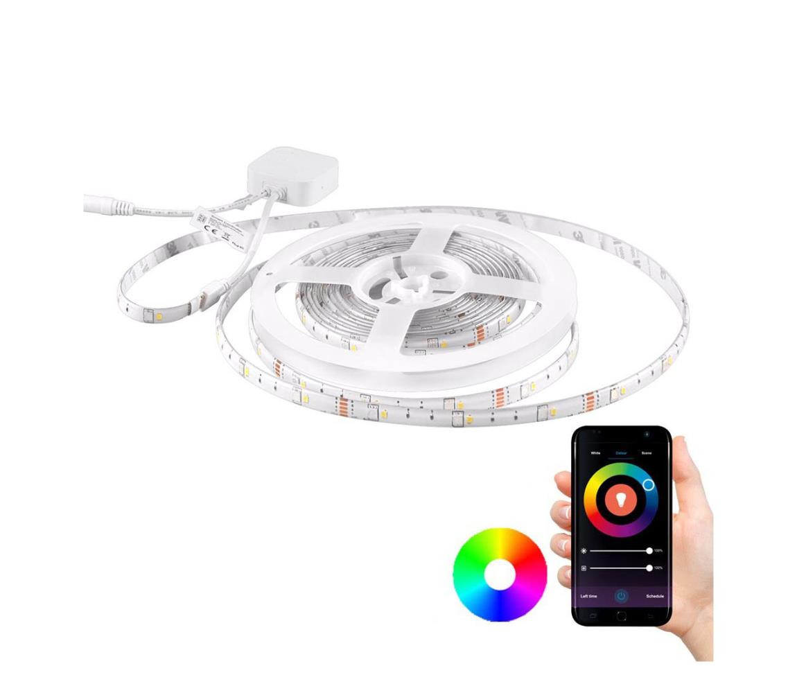 RGB LED Stmívatelný pásek Wi-Fi + hudební funkce LED/16W/230V 5 m Tuya