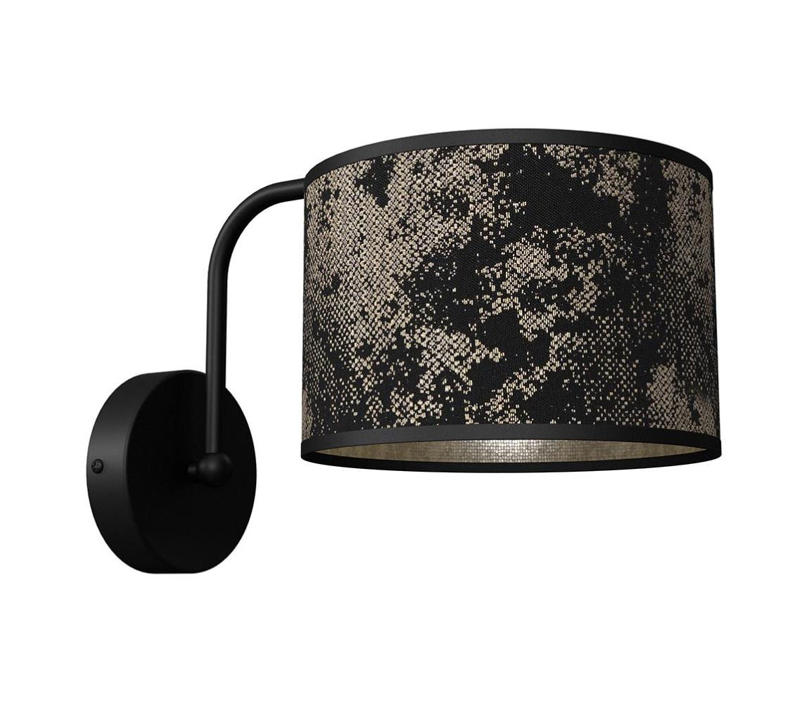Nástěnné svítidlo SATINO 1xE27/60W/230V černá/zlatá