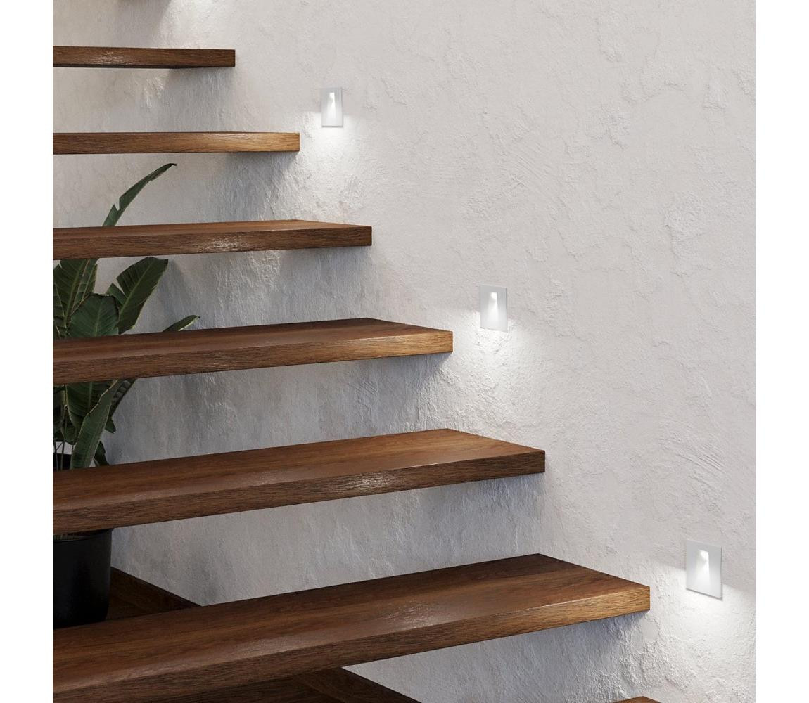 Eglo Eglo 99643 - LED Schodišťové svítidlo MECINOS LED/2W/230V bílá