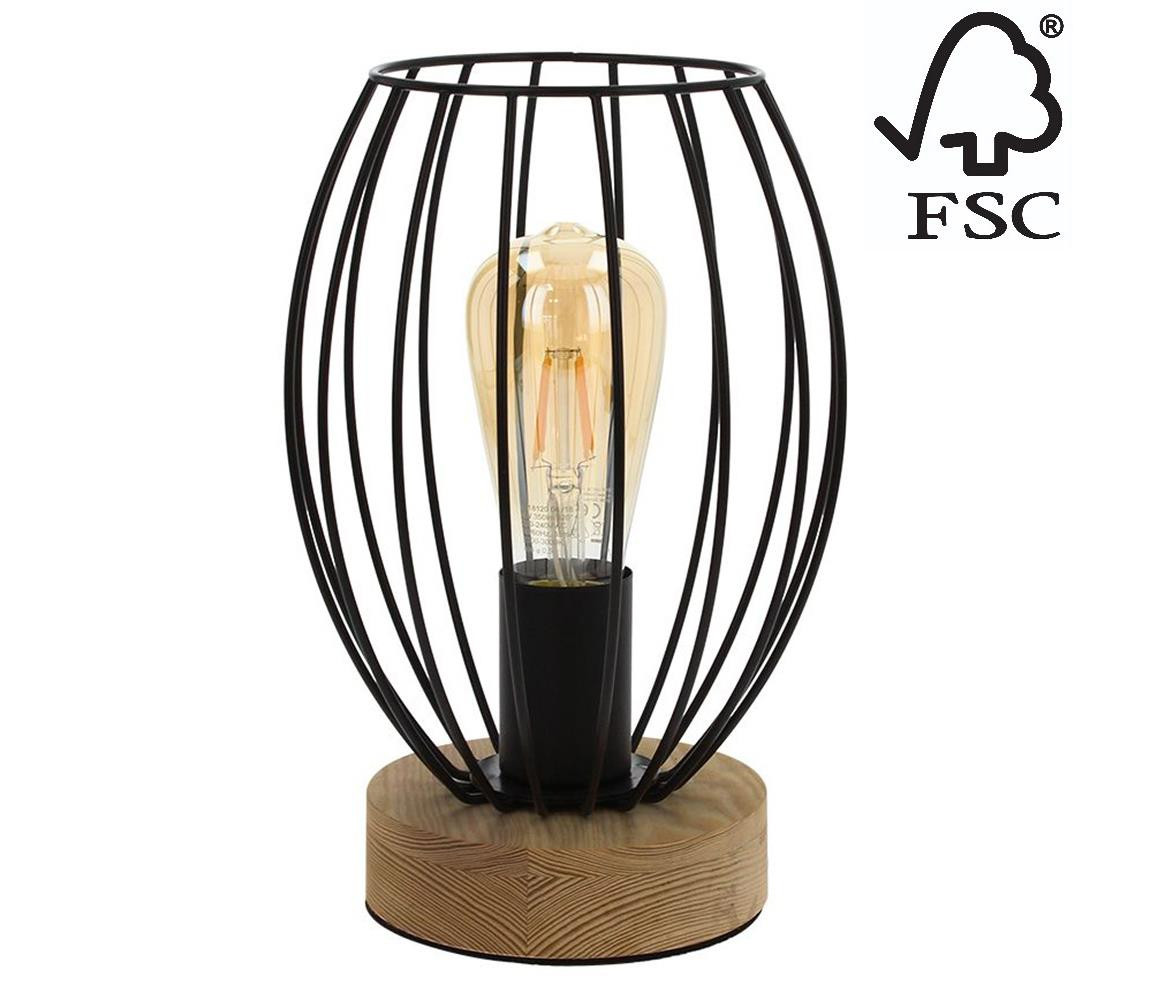 DO84449174 - Stolní lampa GUNNAR 1xE27/25W/230V dub