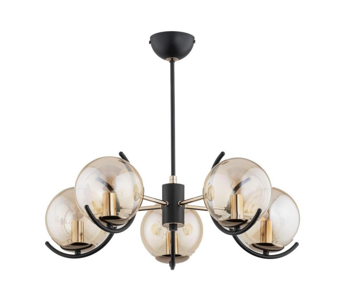 Lustr na tyči AVERS 5xE14/40W/230V