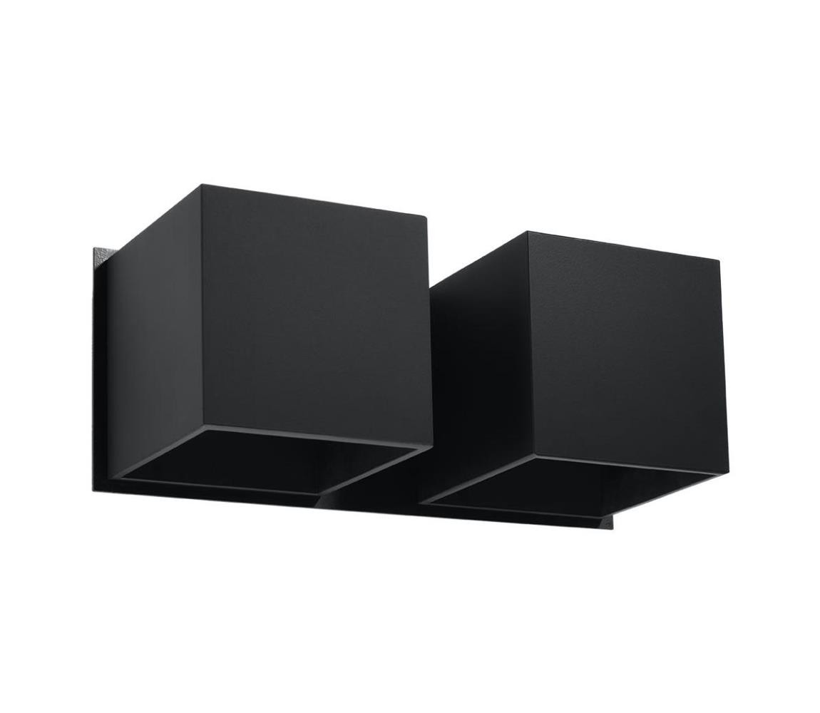 SL.0657 - Nástěnné svítidlo QUAD 2xG9/40W/230V černá