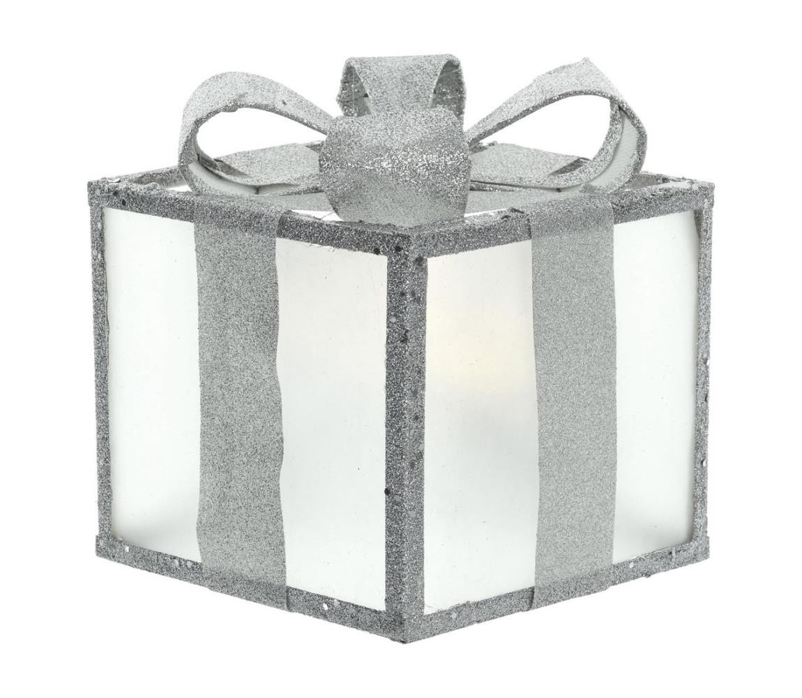 RXL 459 Vánoční dekorace dárek, 20LED, WW, 2x AA baterie