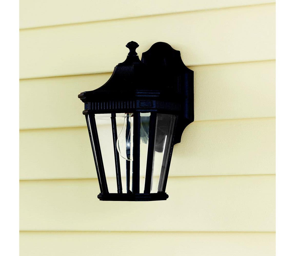 Elstead Feiss FE-COTSLN2-S-BK-Venkovní svítidlo COTSWOLD LANE 1xE27/100W/230V IP44 černá