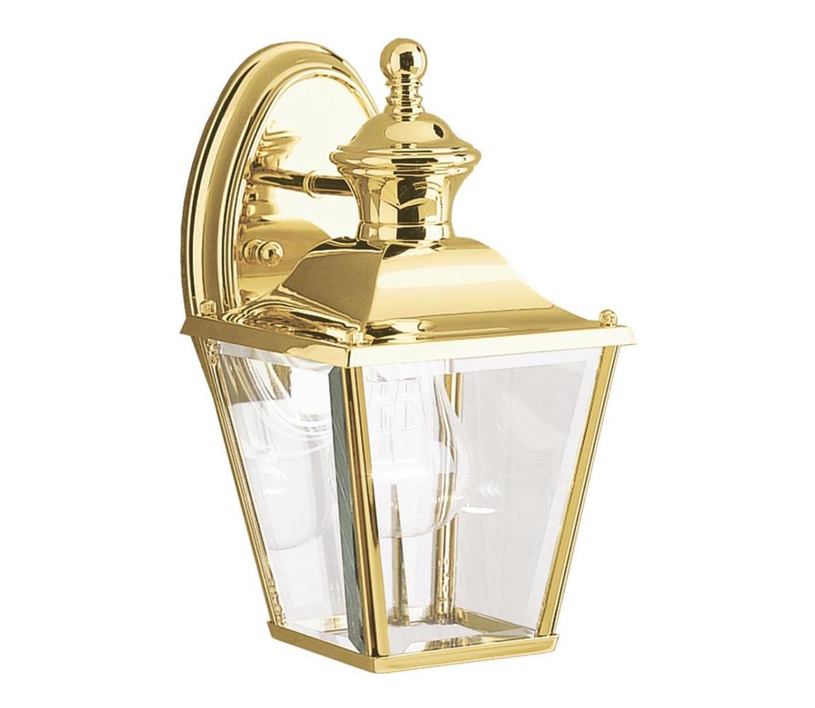 Elstead Kichler KL-BAY-SHORE2-S - Venkovní svítidlo BAY SHORE 1xE27/60W/230V IP44 zlatá
