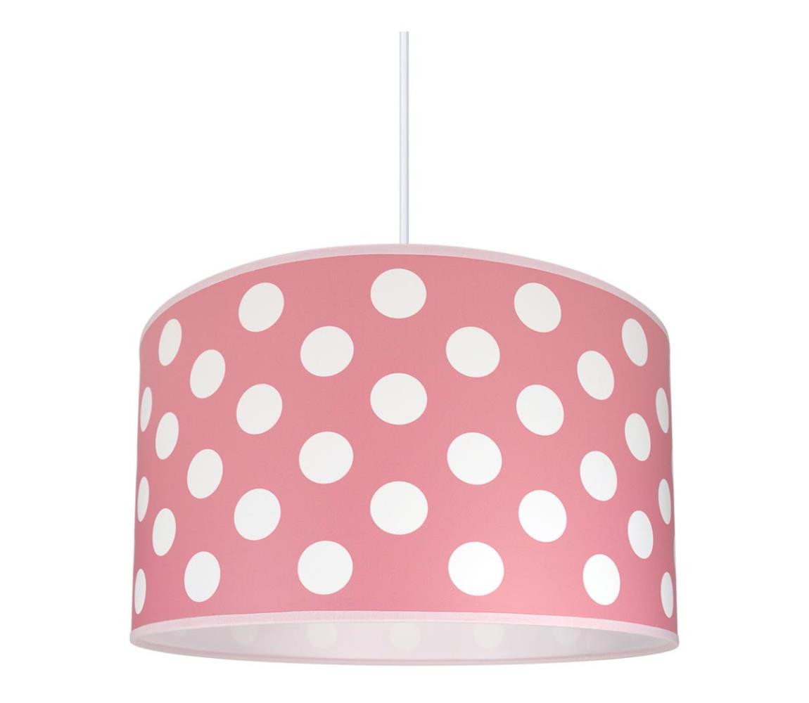 Dětský lustr DOTS PINK 1xE27/60W/230V