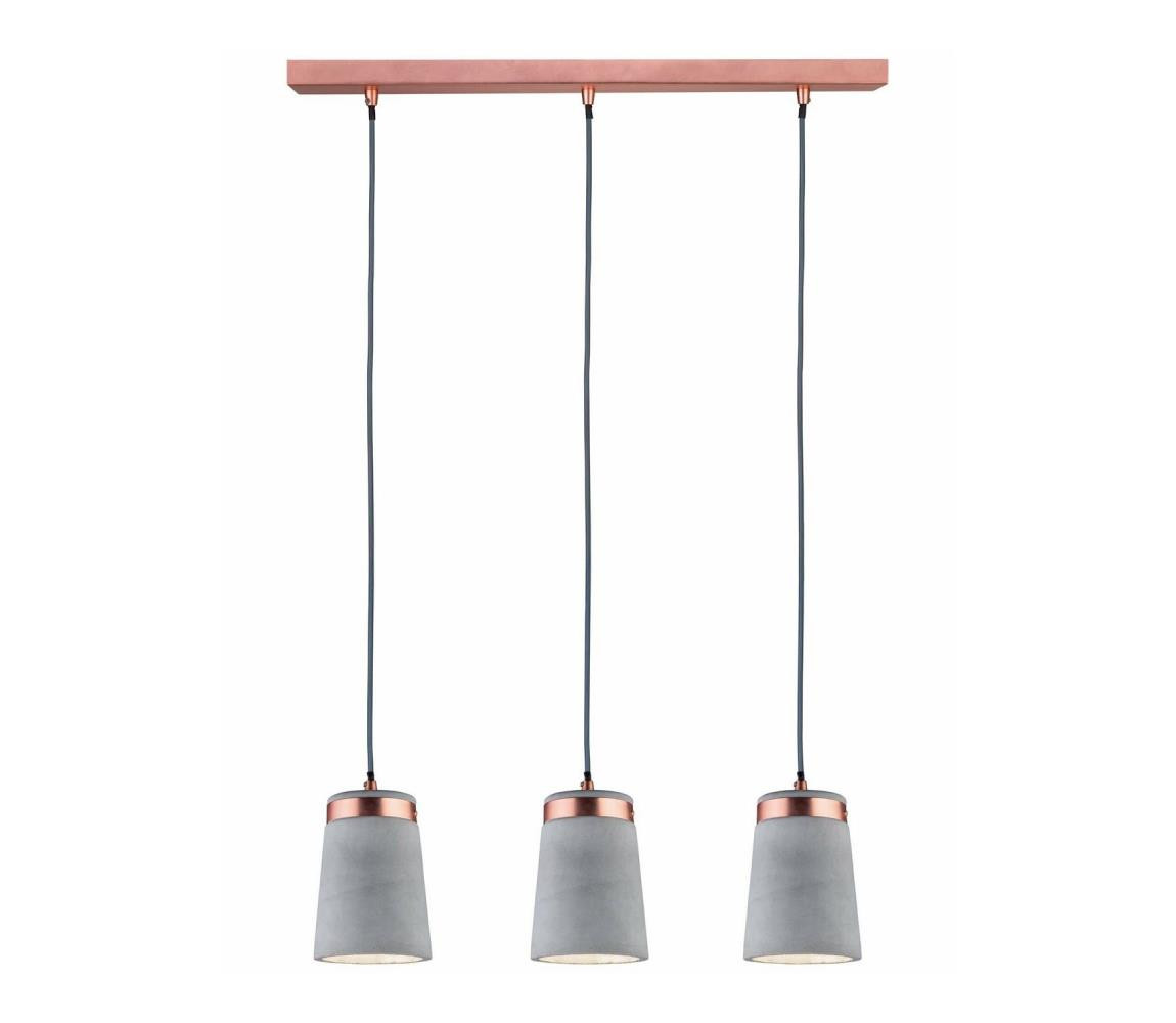 Paulmann Paulmann 79626 - 3xE27/20W Lustr na lanku NEORDIC STIG 230V