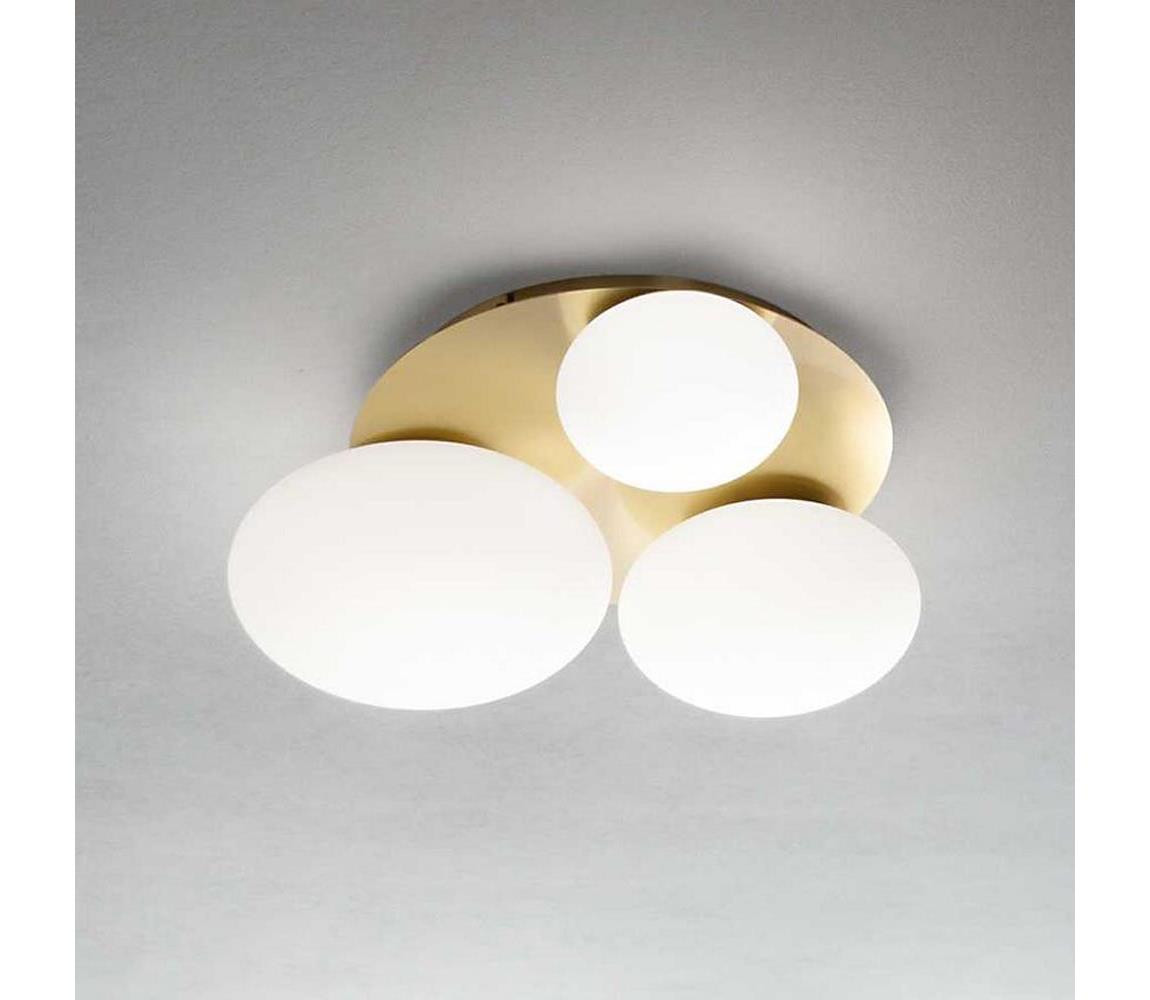 Ideal Lux Ideal Lux - LED Stropní svítidlo NINFEA 3xGX53/9W/230V zlatá