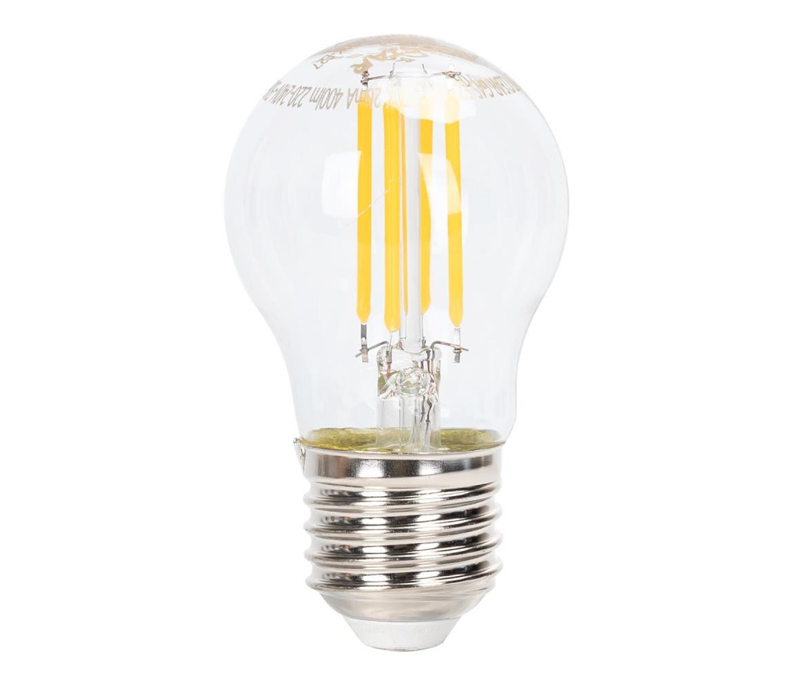B.V. LED Stmívatelná žárovka FILAMENT G45 E27/4W/230V 2700K -