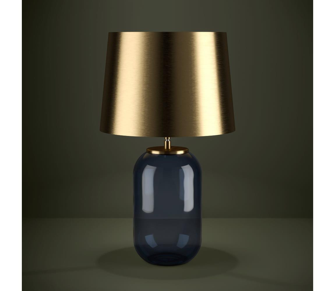 Eglo Eglo 390064 - Stolní lampa CUITE 1xE27/40W/230V zlatá/modrá