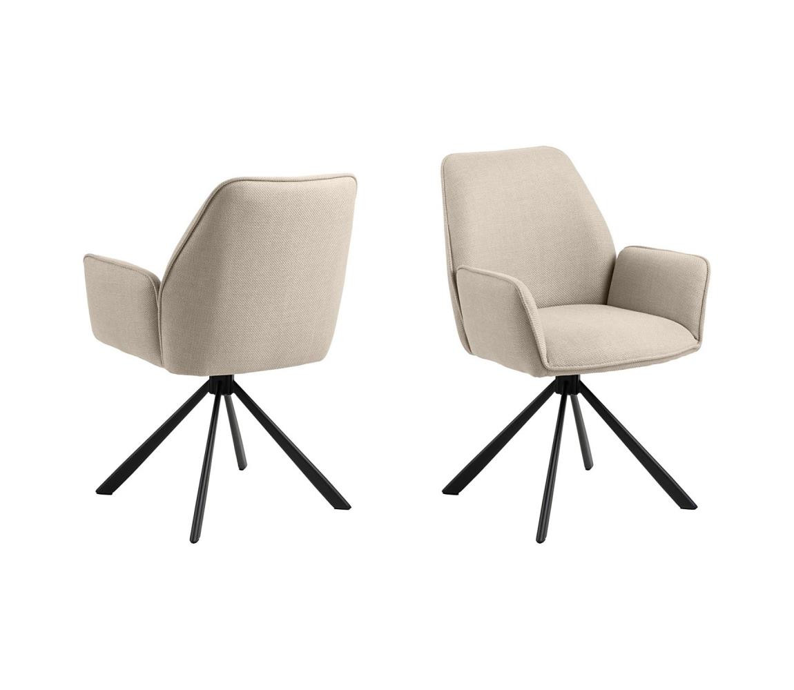 Actona Jídelní židle ESME 2 ks béžová