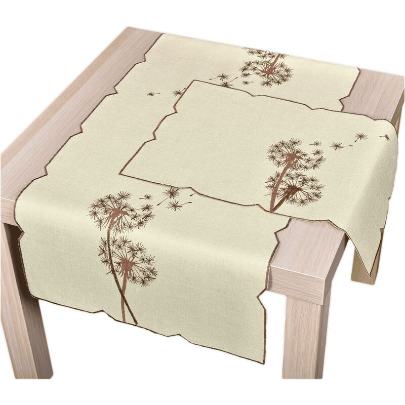 Ubrus celoroční, Pampelišky béžové 30 x 45 cm