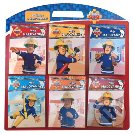 Požiarnik Sam: 6 bločkov s maľovankami - Egmont SK