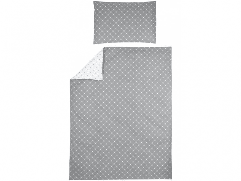Meyco povlečení 100x135 cm, 40x60 cm Louis grey