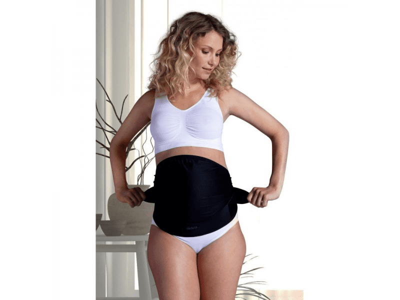 Carriwell Těhotenský nastavitelný podpůrný pás přes bříško ČERNÝ, vel. L/XL