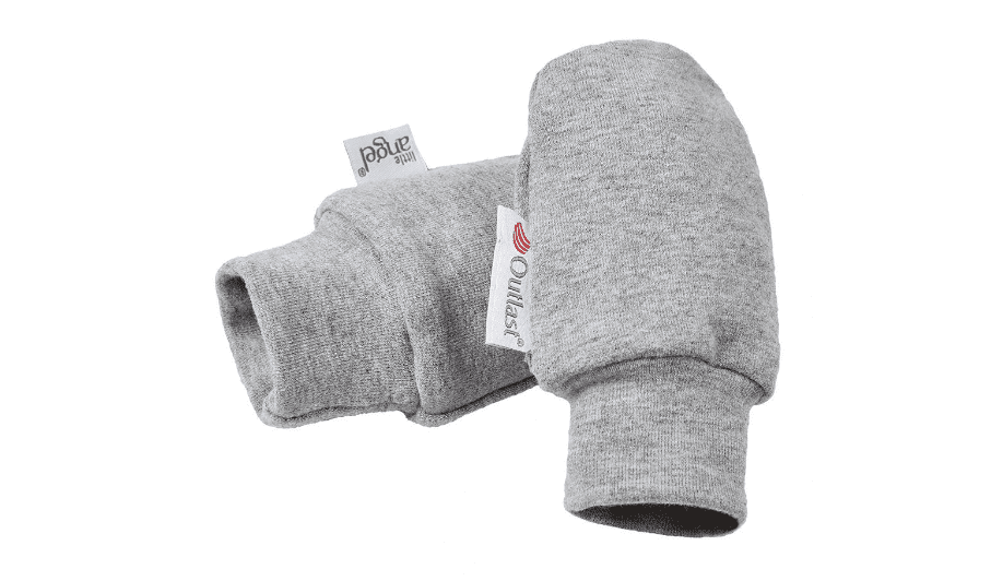 Little Angel Rukavice smyk kojenecké Outlast® - šedý melír