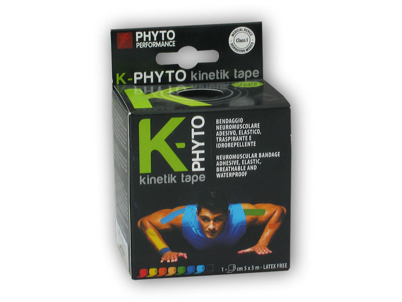 Phyto Performance K-phyto kinetik kinesio tape 5cm x 5m tejpovací páska Varianta: zelená