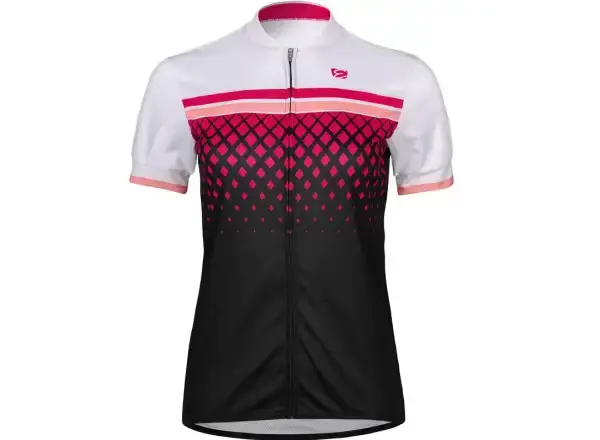 Etape Diamond dámský dres krátký rukáv bílá/růžová vel. S