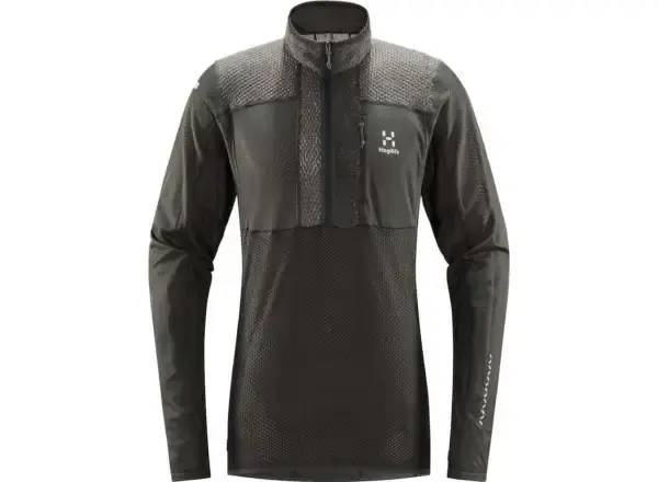 Haglöfs L.I.M Mid Fast Top pánská mikina tmavě šedá vel. M