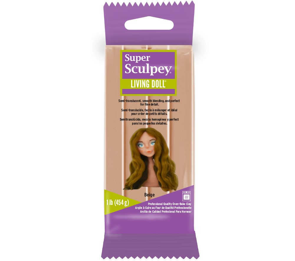 Sculpey Super 454 g Living Doll světle béžová - 1 ks