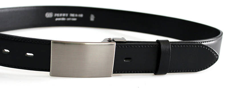PENNY BELTS 35-020-2PS-60 Pánský kožený opasek černý 90cm