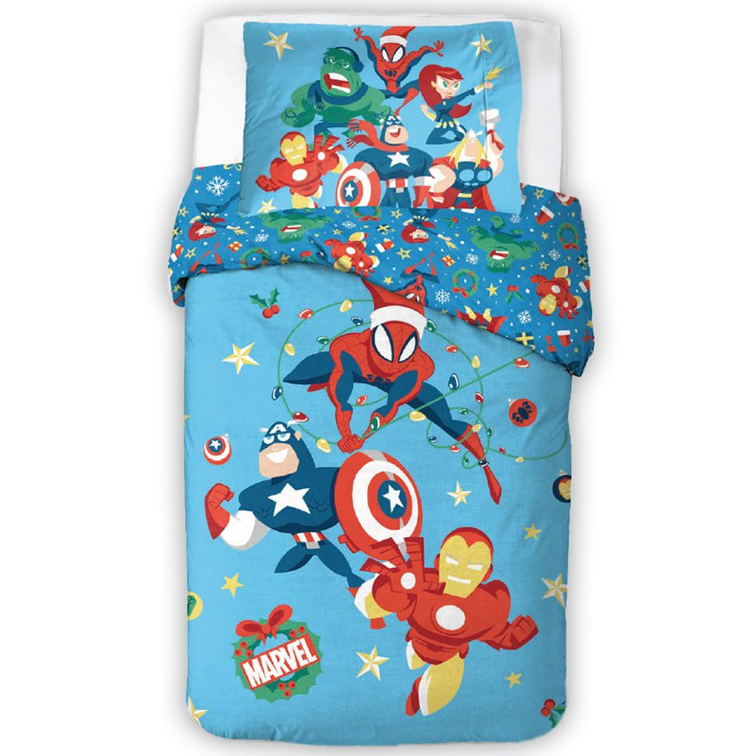 Dětské povlečení Avengers Vánoční Jízda