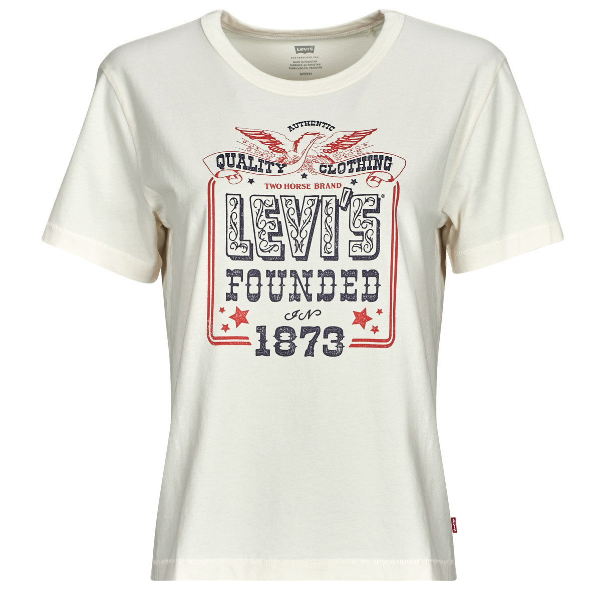 Levis  GRAPHIC ICONIC TEE  Bílá