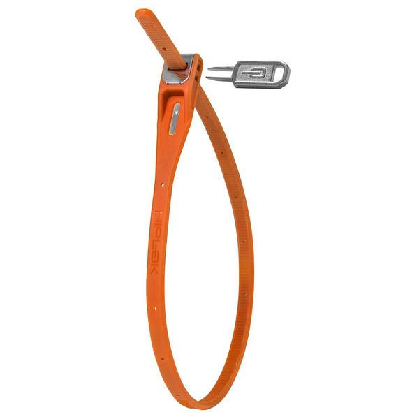 Zámek Hiplok tie lock 42cm - oranžový