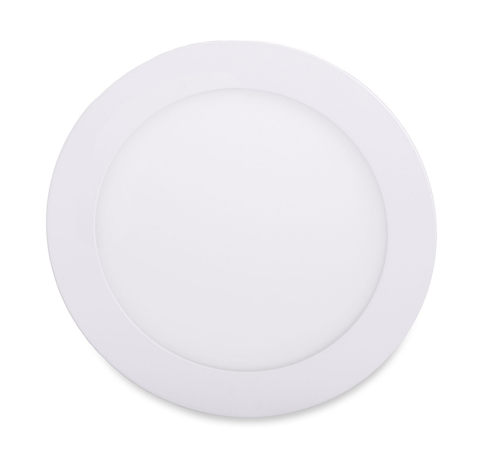 LED Solution Bílý vestavný LED panel kulatý 170mm 12W Barva světla: Teplá bílá 191163