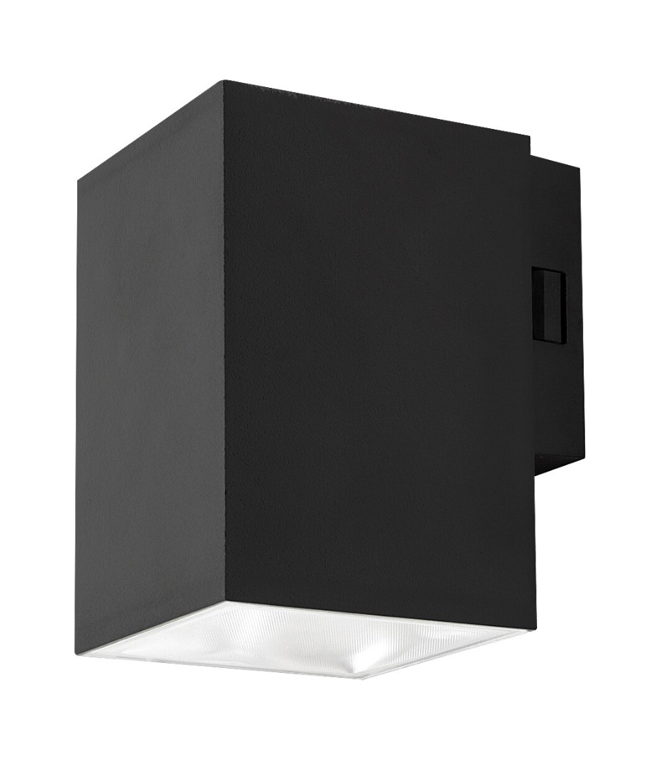Rabalux Černé fasádní LED svítidlo Urfa Cube 9W IP65 CCT 77156
