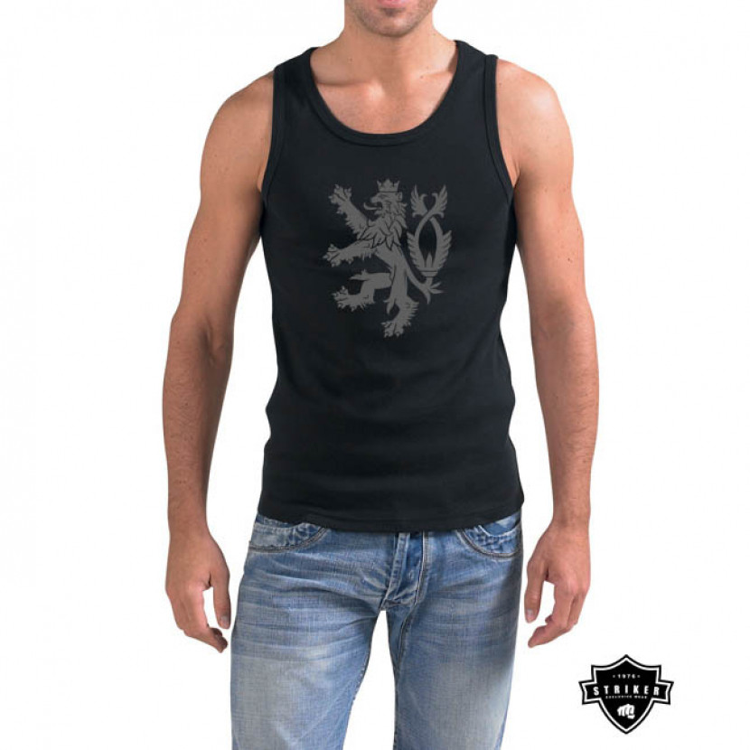 Tílko Striker Český lev - černé, XXL