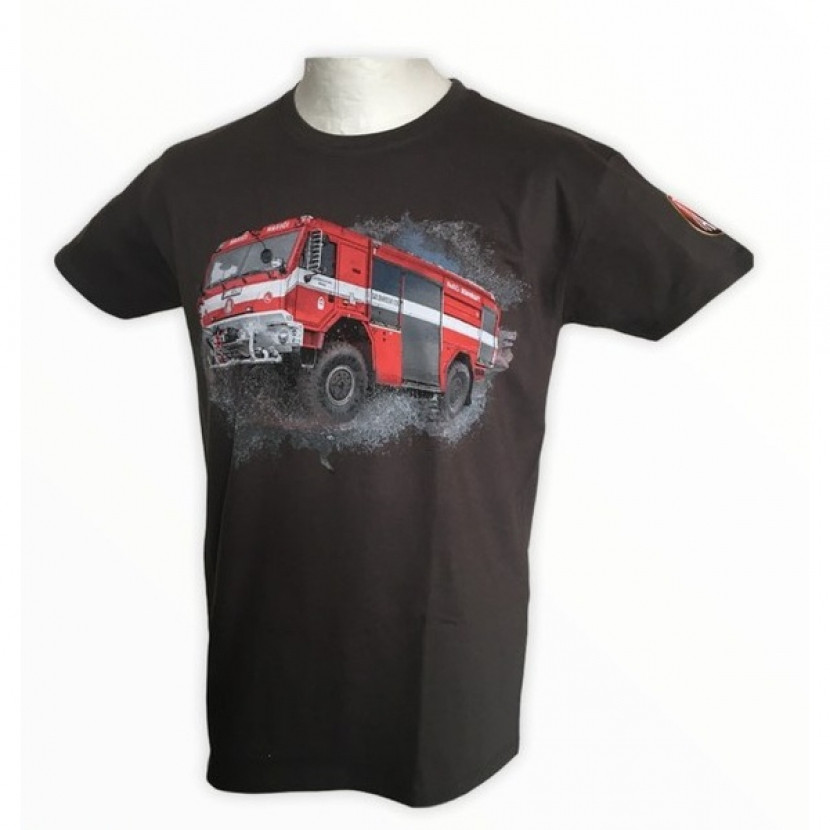 Triko Tatra Force Hasič 4x4 - černé, XXL