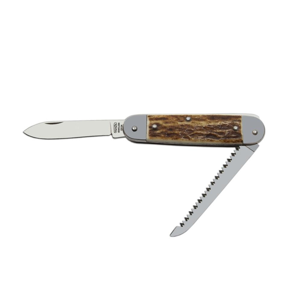 Nůž lovecký Mikov 233-NP-2 - hnědý-stříbrný