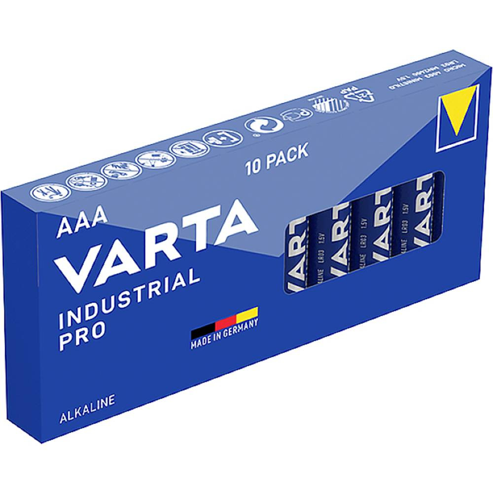 Baterie alkalická AAA LR3 Varta 10 ks