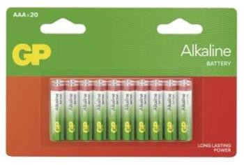 GP Alkaline AAA LR03 1.5V, mikrotužka, 20 pack