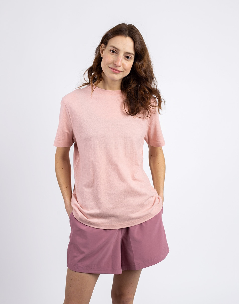 Fjällräven Hemp Blend T-Shirt W 302 Chalk Rose XS